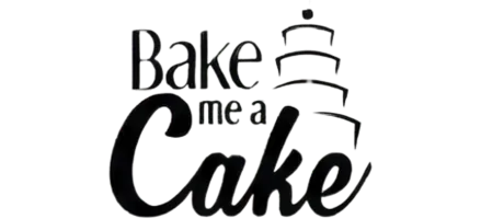 Bake Me A Cake Bake me a cake logo with tiered cake design