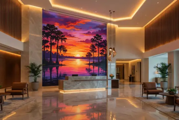 Large-Scale Murals, Lobby Murals, Natasha Callahan, Mural Artist Florida